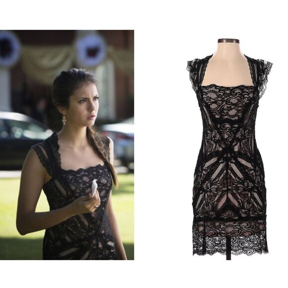 ASO THE VAMPIRE DIARIES ELENA GILBERT Lace Dress EUC RARE - Picture 1 of 8